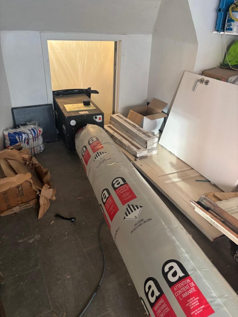 aspiration tuyau hepa desamiantage